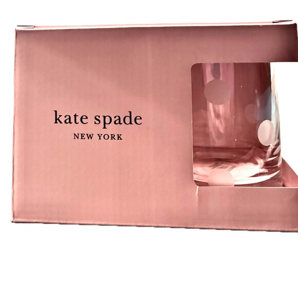 Kate Spade Lenox 'Pearl Place' Etched Whiskey Glasses Set of 2 NIB - Picture 2 of 3